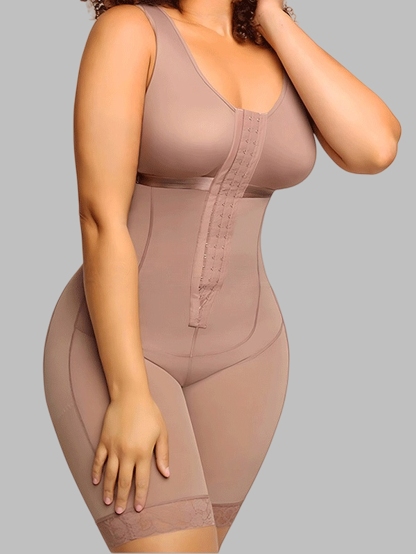 Flexvibe Open-Crotch Sleeveless Bodysuit XS-3XL - Seamless Full Body Shaping