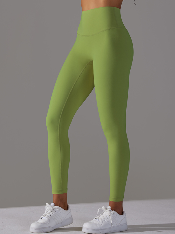 Flexvibe High Waisted Barely There Yoga Capris - Double-Sided Brushed Tummy Control Breathable