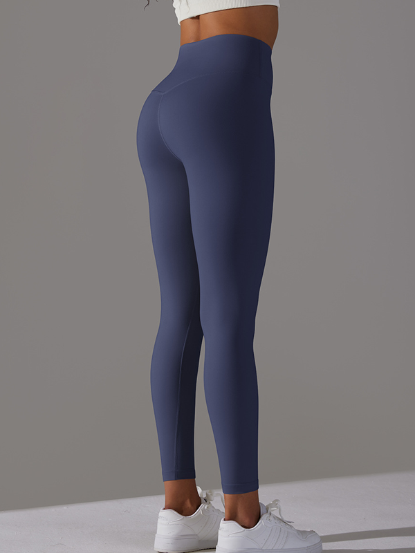 Flexvibe High Waisted Barely There Yoga Capris - Double-Sided Brushed Tummy Control Breathable