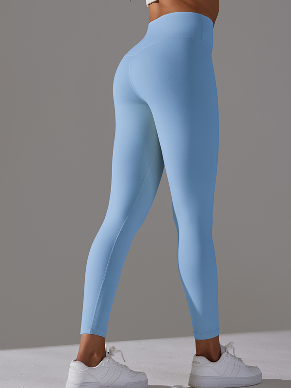 Flexvibe High Waisted Barely There Yoga Capris - Double-Sided Brushed Tummy Control Breathable
