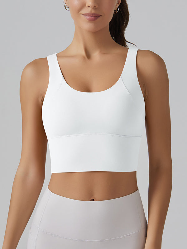 Flexvibe V Back Beauty Sports Bra Cloud Feel Breathable Sweat-Wicking