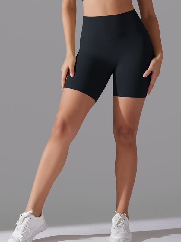 Flexvibe High-Waisted Tight Yoga Shorts - Tummy Control Butt Lifting Gym Fitness Wear