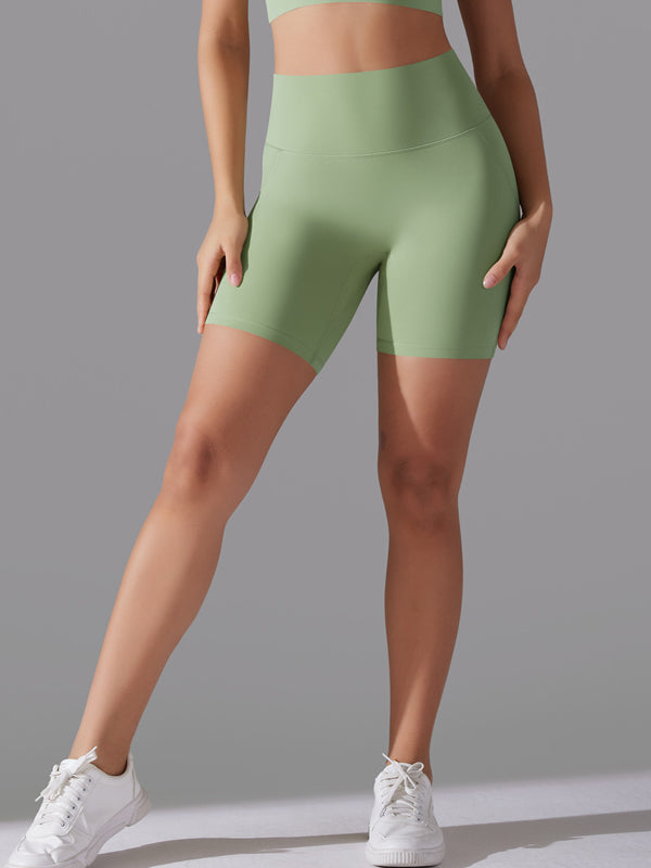 Flexvibe High-Waisted Tight Yoga Shorts - Tummy Control Butt Lifting Gym Fitness Wear