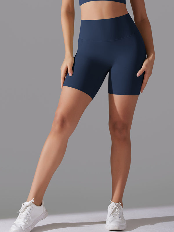 Flexvibe High-Waisted Tight Yoga Shorts - Tummy Control Butt Lifting Gym Fitness Wear