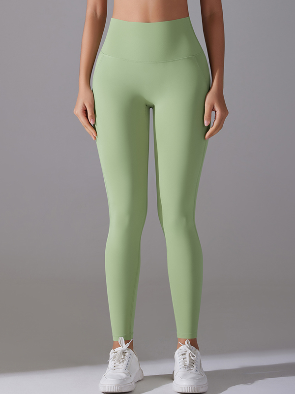 Flexvibe High Waisted Naked Feel Yoga Capris - Tummy Control Butt Lifting Body-Hugging