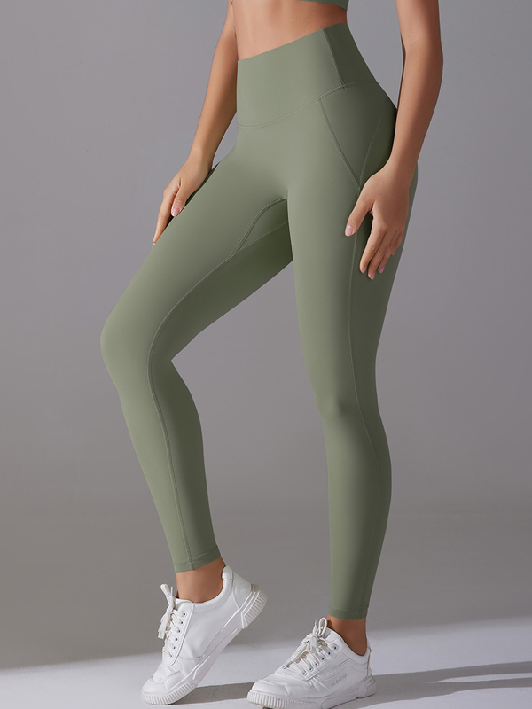 Flexvibe High Waisted Naked Feel Yoga Capris - Tummy Control Butt Lifting Body-Hugging