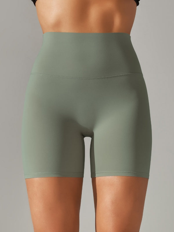 Flexvibe High-Waisted 3/4 Yoga Shorts - Tummy Control Butt Lifting Stretchy Gym Fitness