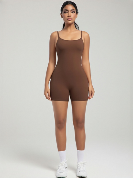 Flexvibe Barely-There Yoga Camisole Bodysuit | Seamless, Stretchy, Breathable, 4 Colors, S–XL