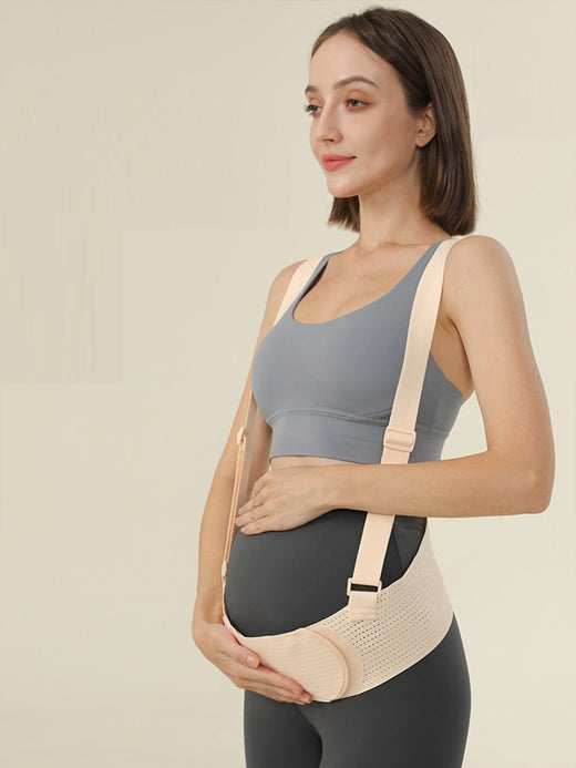 Flexvibe Maternity Belly Support Belt | 3-in-1 Shoulder + Belly + Back, Adjustable, M–XL