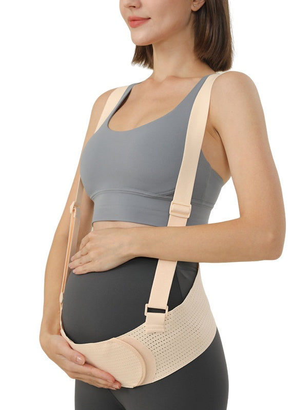 Flexvibe Maternity Belly Support Belt - Adjustable Breathable All Pregnancy Stages Comfort Wear