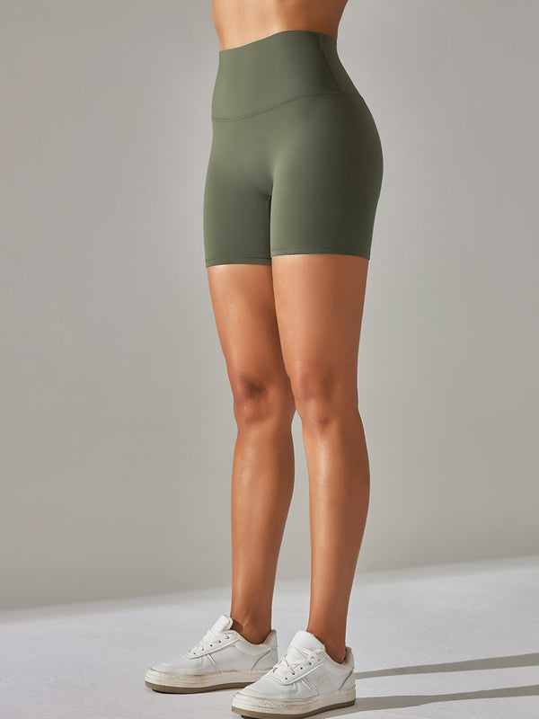 Flexvibe High-Waisted 3/4 Yoga Shorts - Tummy Control Butt Lifting Stretchy Gym Fitness