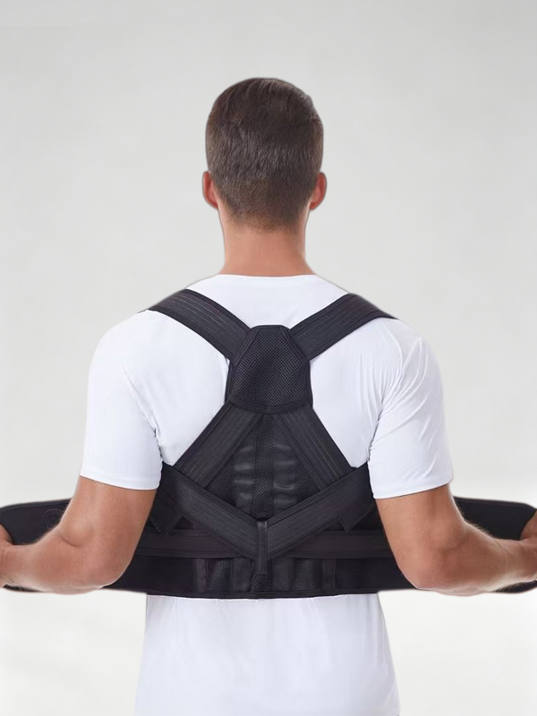 Flexvibe Posture Corrector, Back Support Brace for Upright Posture & Anti‑Hunching