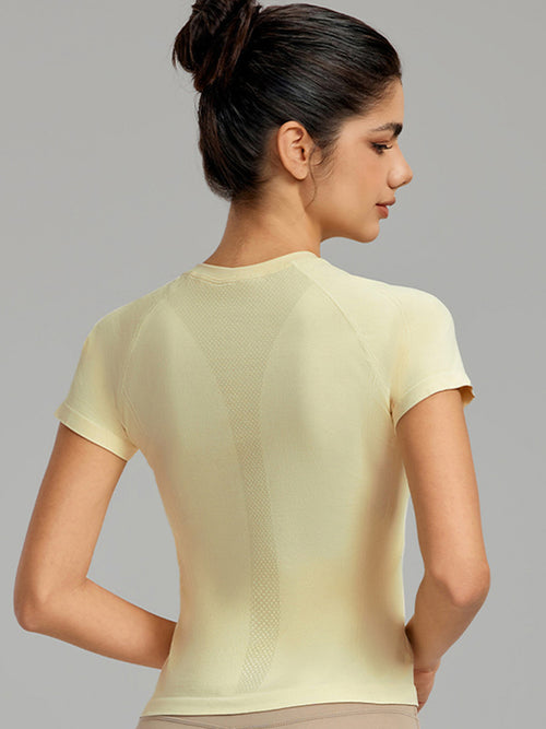Flexvibe activewear side view for gym-to-street, with tummy control and seamless