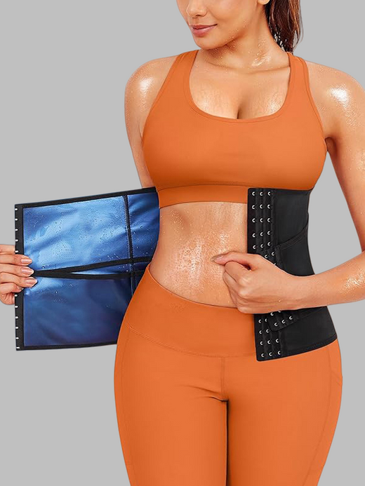 Flexvibe Sweat-Enhancing Neoprene Waist Trainer | Adjustable, Back Support, S–3XL