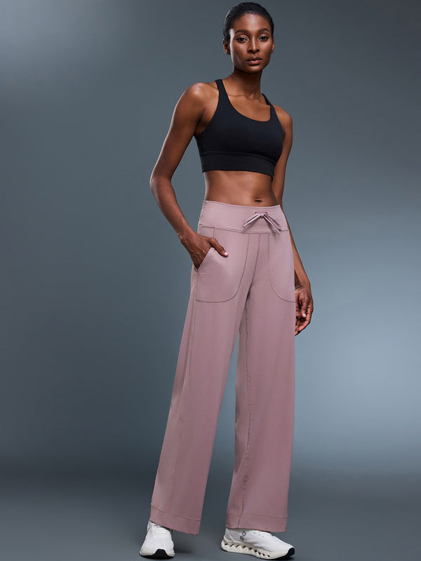 Flexvibe Non-Slip High-Waisted Yoga Pants - Straight-Leg Soft Breathable Workout & Lounge Pants