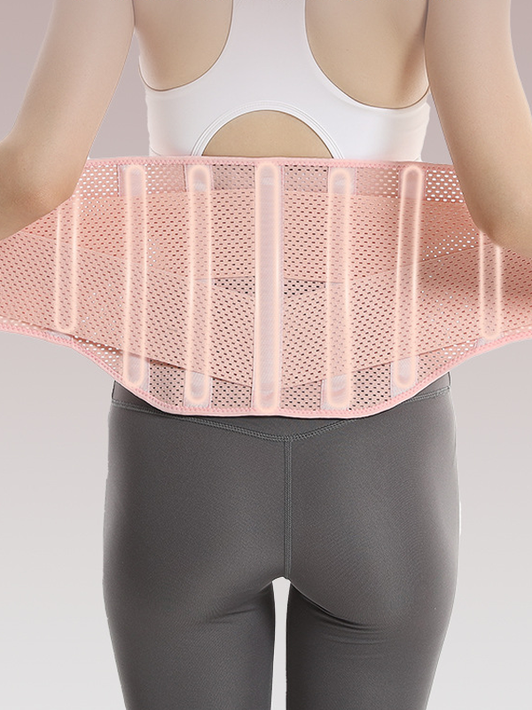 Flexvibe Breathable Tummy Control Belt - 7 Bionic Cartilage Lumbar Support Yoga Workout