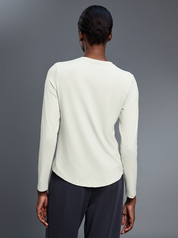 Flexvibe Women’s Yoga Fitness Casual Tee - Crew Neck Loose Breathable Long Sleeve