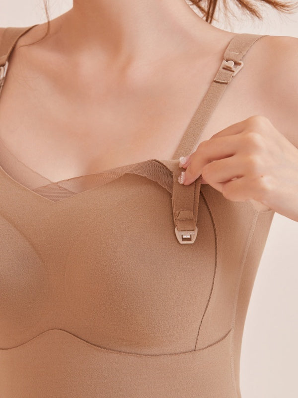Flexvibe Nursing Camisole Tank Top - Soft Breathable Easy Access Postpartum Pregnancy Daily Wear