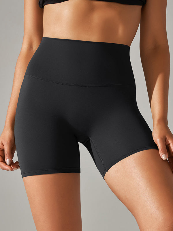 Flexvibe High-Waisted 3/4 Yoga Shorts - Tummy Control Butt Lifting Stretchy Gym Fitness