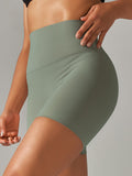 Flexvibe High-Waisted 3/4 Yoga Shorts - Tummy Control Butt Lifting Stretchy Gym Fitness