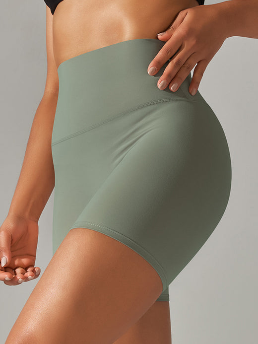 Flexvibe High-Waisted 3/4 Yoga Shorts | Tummy Control, Contoured Fit, 18 Colors, XS–XL