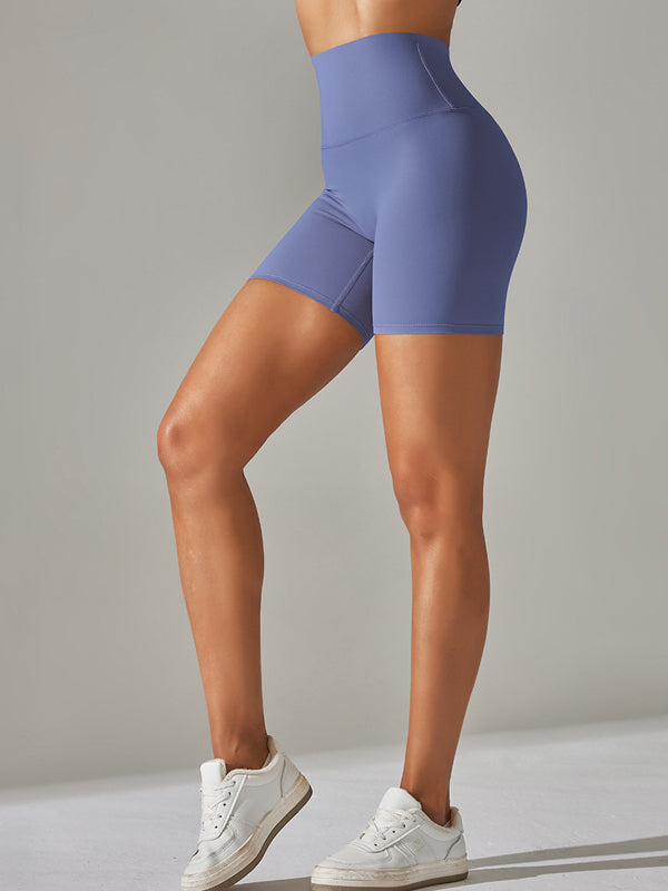 Flexvibe High-Waisted 3/4 Yoga Shorts - Tummy Control Butt Lifting Stretchy Gym Fitness