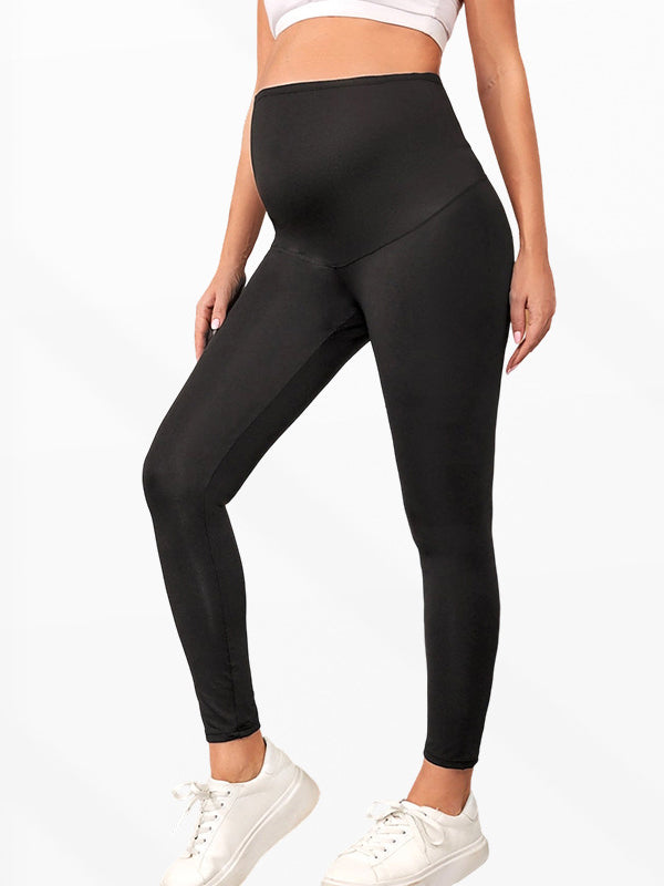 Flexvibe Maternity High-Waisted Yoga Pants - Tummy Support High Elastic Breathable Workout Wear