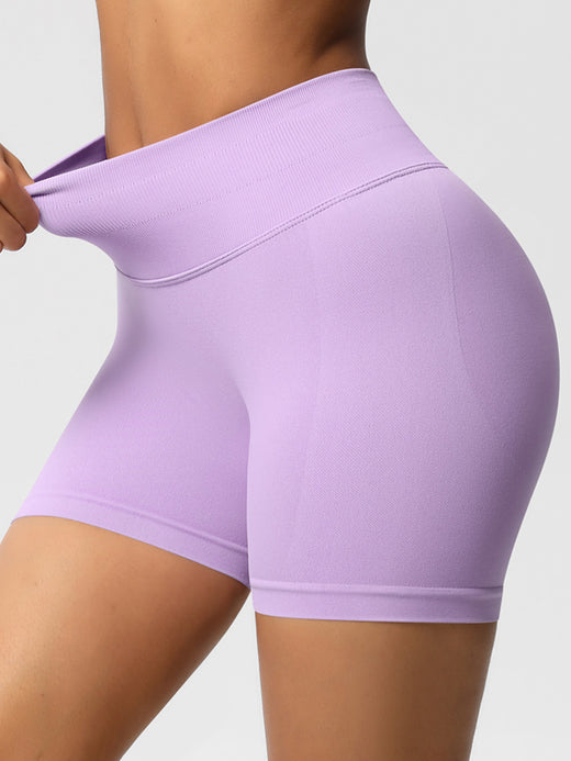 Flexvibe High-Waisted Seamless 3-Panel Shorts | 3-Inch, Quick-Dry, Contoured Fit, 18 Colors, XS–XL