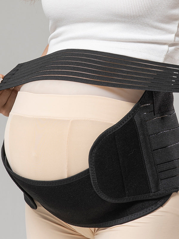 Flexvibe Maternity 3-Piece Belly Support Belt - Adjustable Breathable All Pregnancy Stages Wear