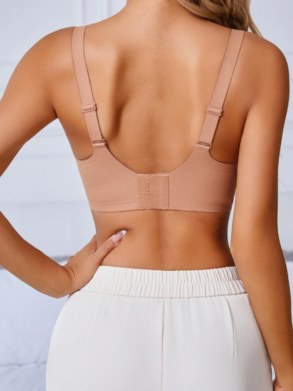Flexvibe S-4XL Plus Size Wireless Bra - Seamless Invisible Comfort Work Lounge