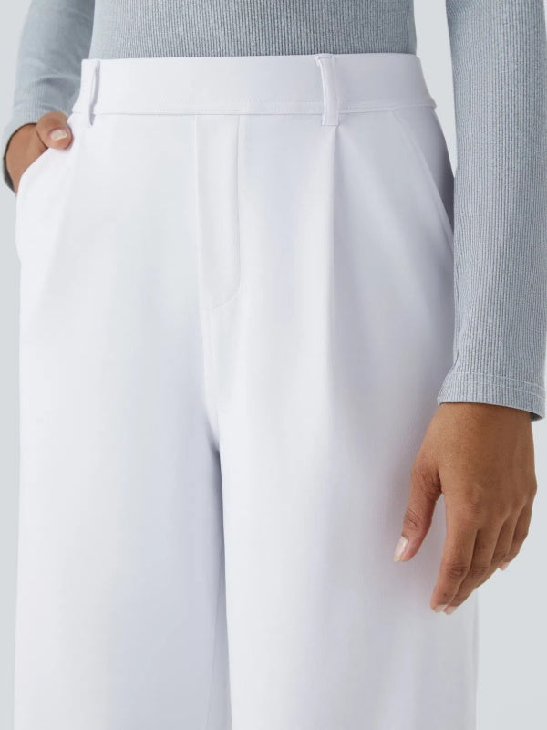 Flexvibe Casual Straight-Leg Pants, Loose & Slim-Fitting, Suitable for Commuting & Casual Occasions