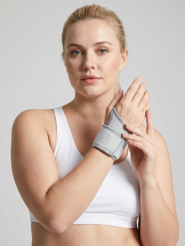Flexvibe Wrap-Around Compression Wrist Strap - Unisex Sports Stabilizer for Workouts