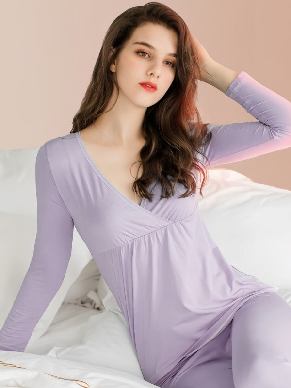 Flexvibe Maternity Thermal Set - Warm Soft Breathable Comfortable Pregnancy Daily Wear