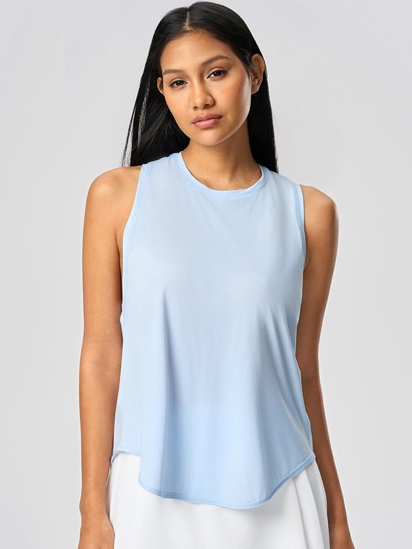Flexvibe Women’s Casual Versatile Sports Tee - Overlay Quick Dry Loose Fit