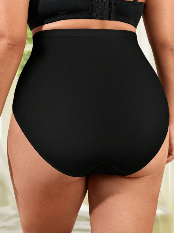 Flexvibe Plus Size High Waisted Tummy Control Underwear for Women, Comfortable Slimming Briefs