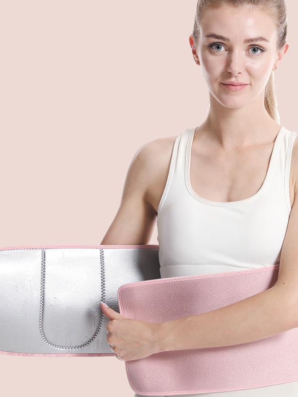 Flexvibe Sweat-Enhancing Waist Trimmer - Silver Ion Heat-Locking Pocket Gym Yoga Shaper