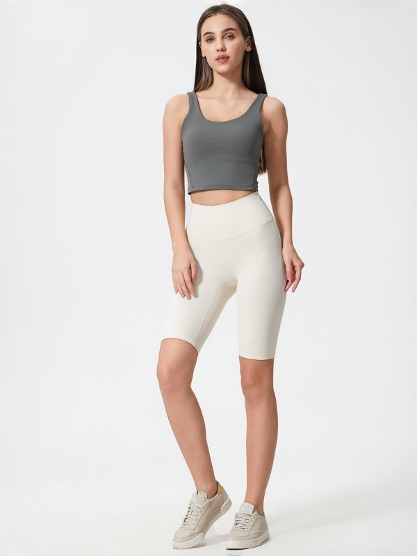 Flexvibe Fleece-Lined High-Waisted Yoga Capris - Butt-Lifting Warm Tummy Control Gym
