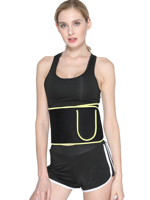 Flexvibe Tummy Control Sweat-Enhancing Waist Trimmer - Adjustable Pocket Gym Yoga Shaper
