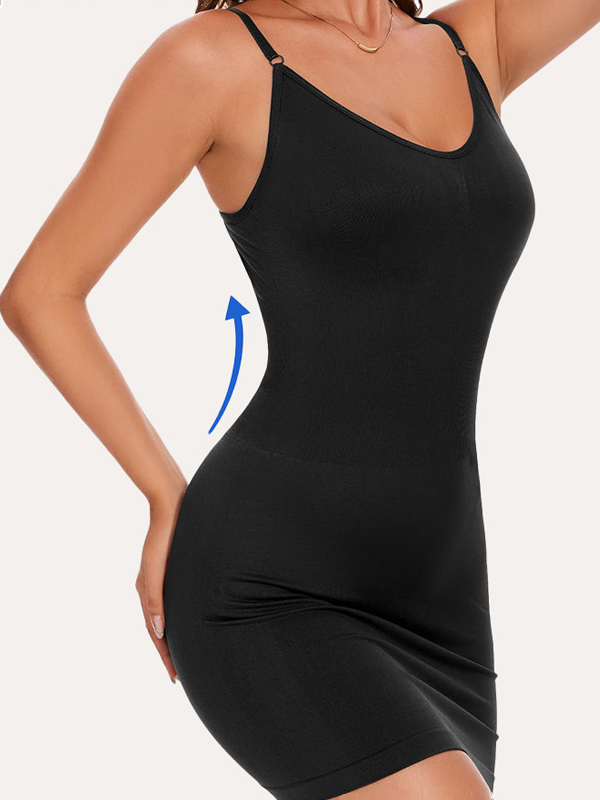 Flexvibe S-3XL Tummy Control Body Shaping Dress - Elastic Breathable Slimming Women’s Dress