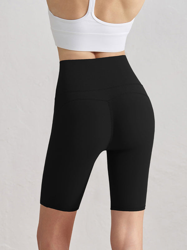 Flexvibe High-Waisted 3/4 Fitness Pants - Snug-Fit Quick-Dry Breathable Daily Workouts