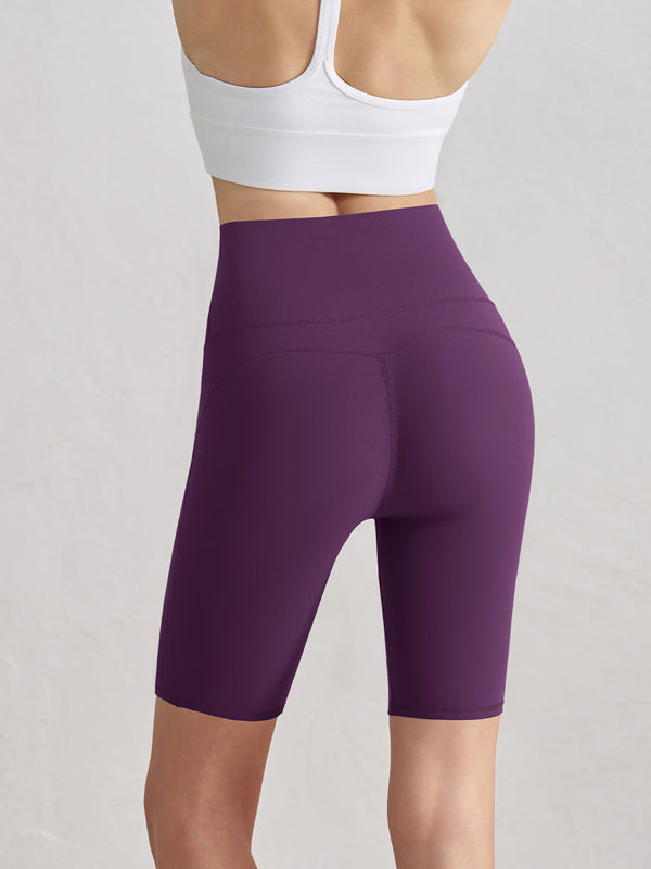 Flexvibe High-Waisted 3/4 Fitness Pants - Snug-Fit Quick-Dry Breathable Daily Workouts