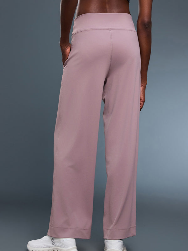 Flexvibe Non-Slip High-Waisted Yoga Pants - Straight-Leg Soft Breathable Workout & Lounge Pants