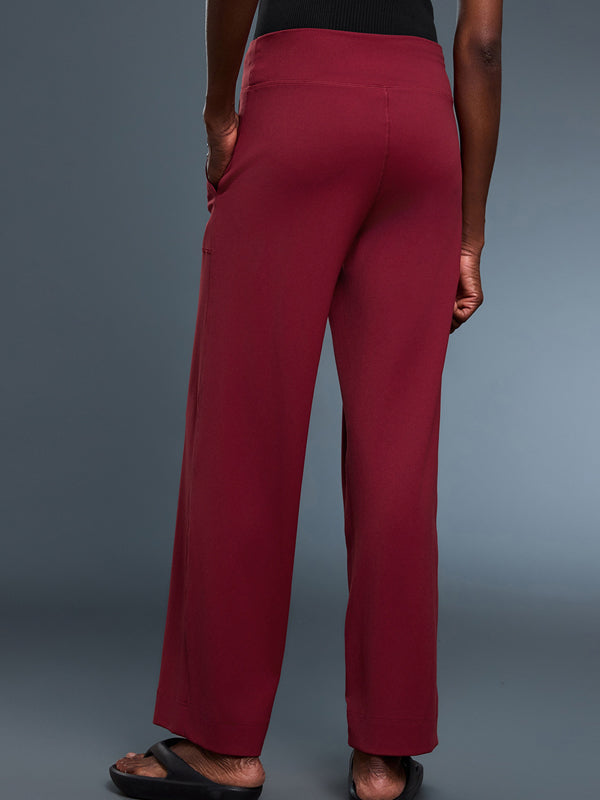 Flexvibe Non-Slip High-Waisted Yoga Pants - Straight-Leg Soft Breathable Workout & Lounge Pants