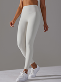 Flexvibe High Waisted Barely There Yoga Capris - Double-Sided Brushed Tummy Control Breathable