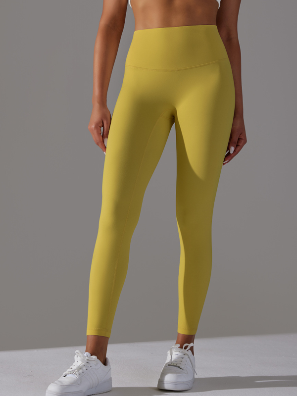 Flexvibe High Waisted Barely There Yoga Capris - Double-Sided Brushed Tummy Control Breathable