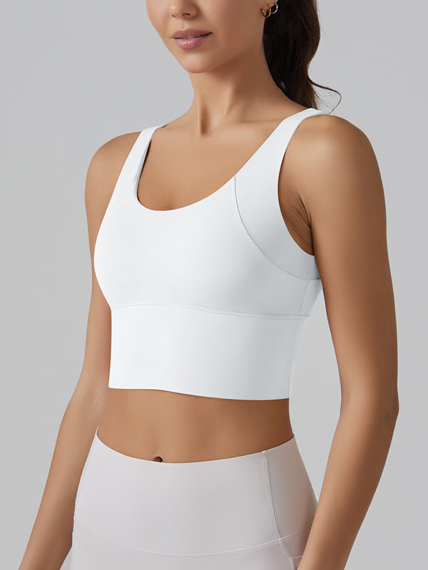 Flexvibe V Back Beauty Sports Bra Cloud Feel Breathable Sweat-Wicking