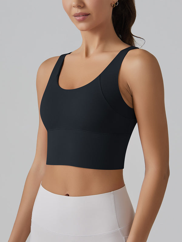 Flexvibe V Back Beauty Sports Bra Cloud Feel Breathable Sweat-Wicking