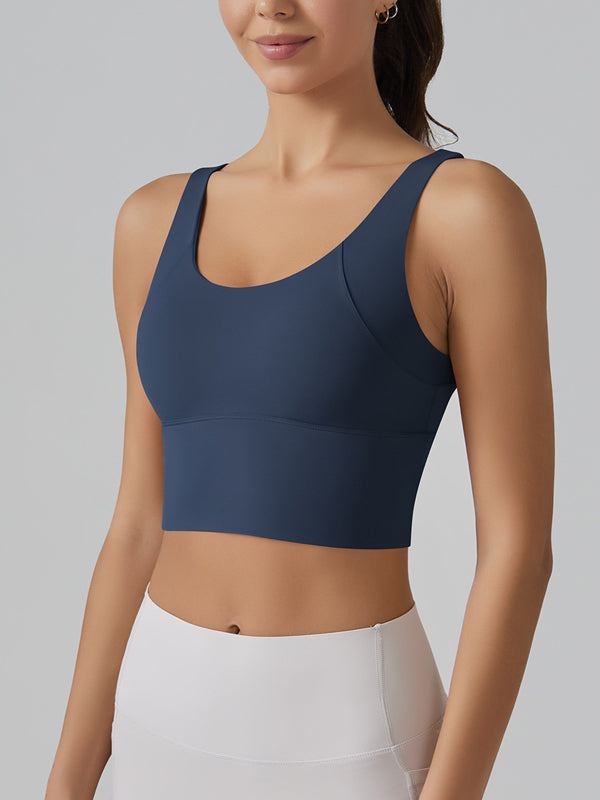 Flexvibe V Back Beauty Sports Bra Cloud Feel Breathable Sweat-Wicking