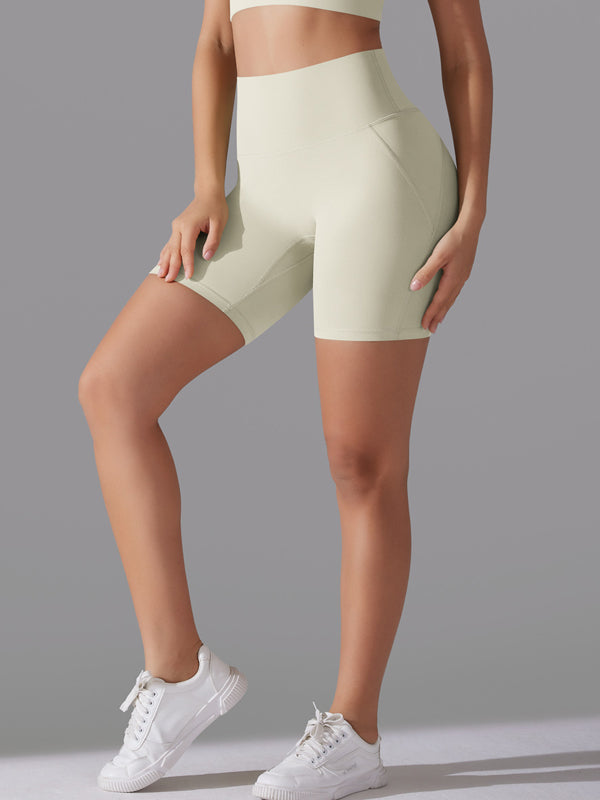 Flexvibe High-Waisted Tight Yoga Shorts - Tummy Control Butt Lifting Gym Fitness Wear