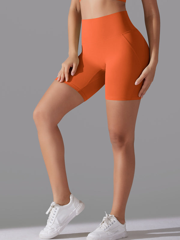 Flexvibe High-Waisted Tight Yoga Shorts - Tummy Control Butt Lifting Gym Fitness Wear